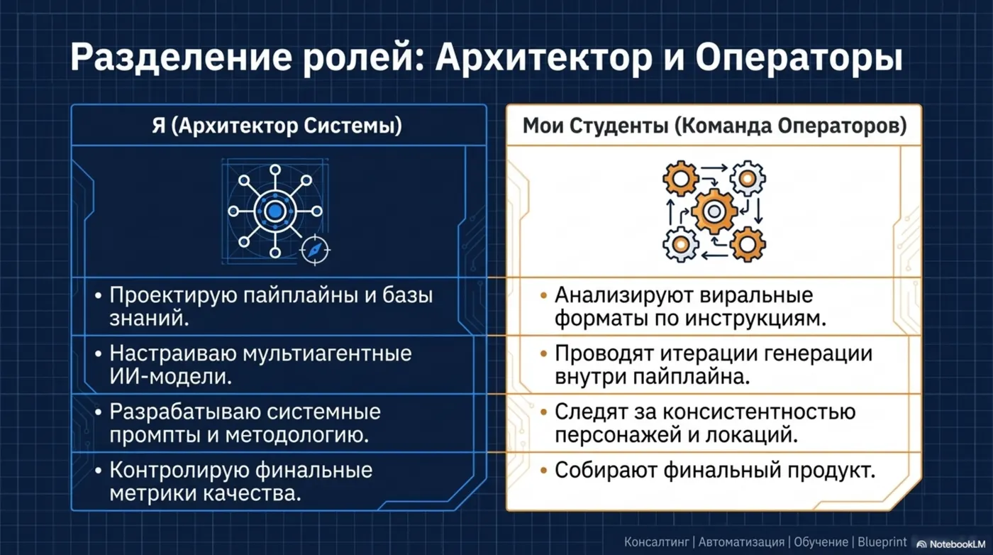 Разделение ролей: Архитектор и Операторы