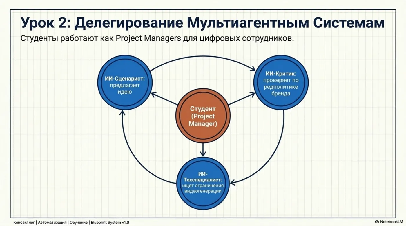 Урок 2: Делегирование Мультиагентным Системам